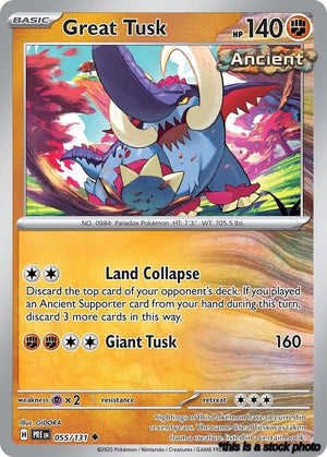 Uncommon Great Tusk [055/131 Near Mint ]