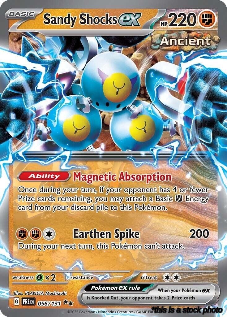 056/131 Sandy Shocks ex Double Rare Holofoil