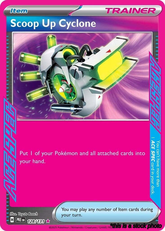 ACE SPEC Rare Scoop Up Cyclone [128/131 Near Mint ]