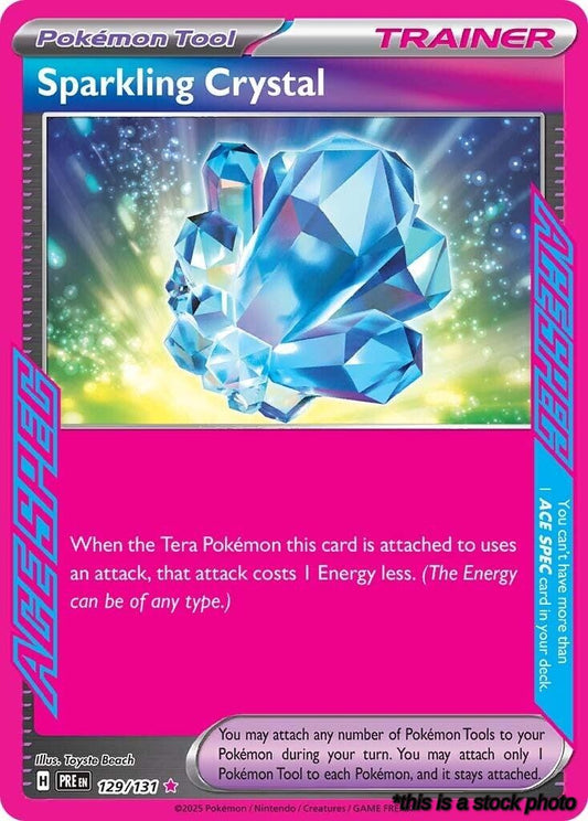 ACE SPEC Rare Sparkling Crystal [129/131 Near Mint ]
