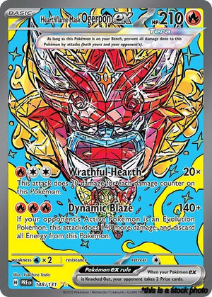 148/131 Hearthflame Mask Ogerpon ex Special Illustration Rare Holofoil