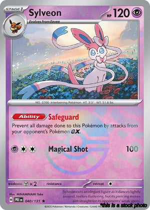 Holofoil Sylveon (Poke Ball Pattern) [040/131 Near Mint ]
