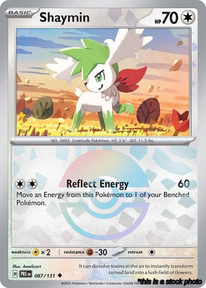 Uncommon Shaymin (Poke Ball Pattern) [087/131 Near Mint ]