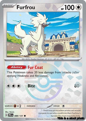088/131 Furfrou (Poke Ball Pattern) Common Holofoil