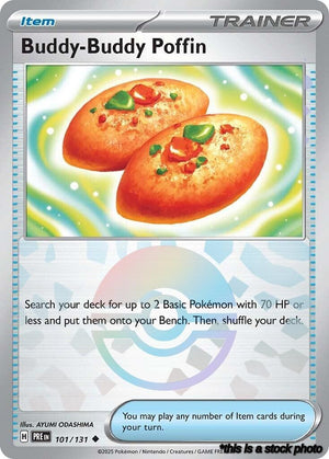Uncommon Buddy-Buddy Poffin (Poke Ball Pattern) [101/131 Near Mint ]
