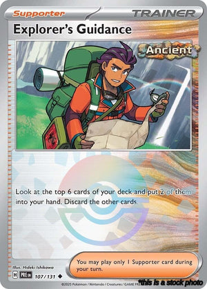 Holofoil Explorer's Guidance (Poke Ball Pattern) [107/131 Near Mint ]