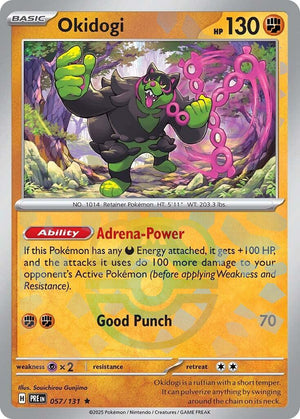 Rare Okidogi (Master Ball Pattern) [057/131 Near Mint ]