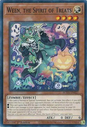 1st Edition Ween, the Spirit of Treats [SUDA-EN027 Near Mint] Common / Short Print