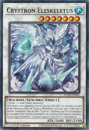 1st Edition Crystron Eleskeletus [SUDA-EN041 Near Mint] Common / Short Print
