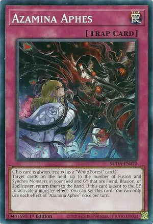 1st Edition Azamina Aphes [SUDA-EN070 Near Mint] Common / Short Print