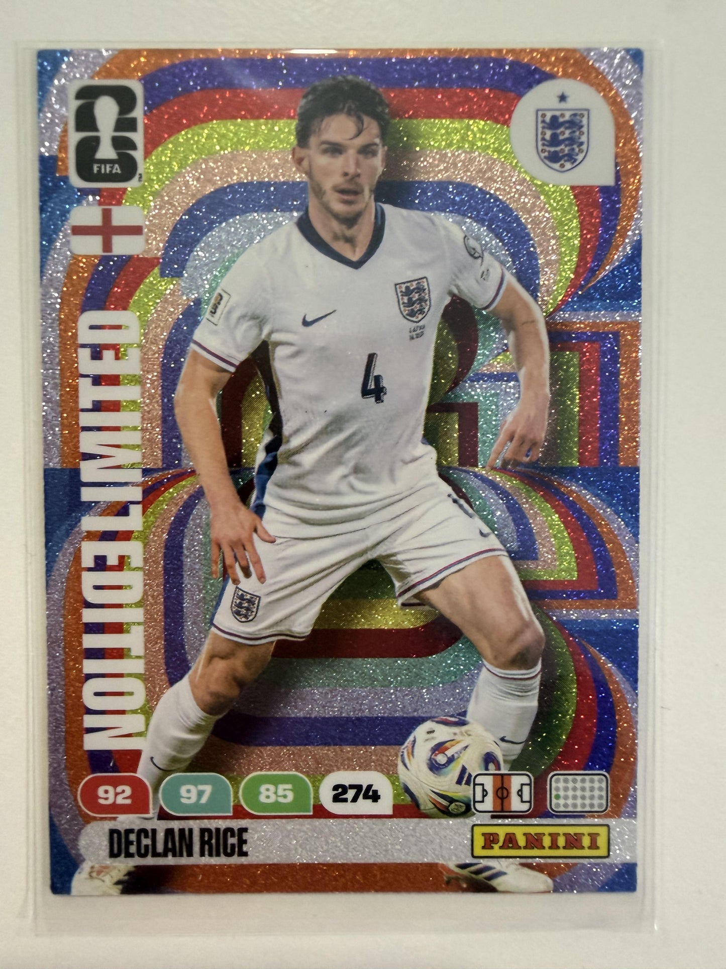 2026 Panini Adrenalyn XL FIFA World Cup #NNO Declan Rice Limited Edition
