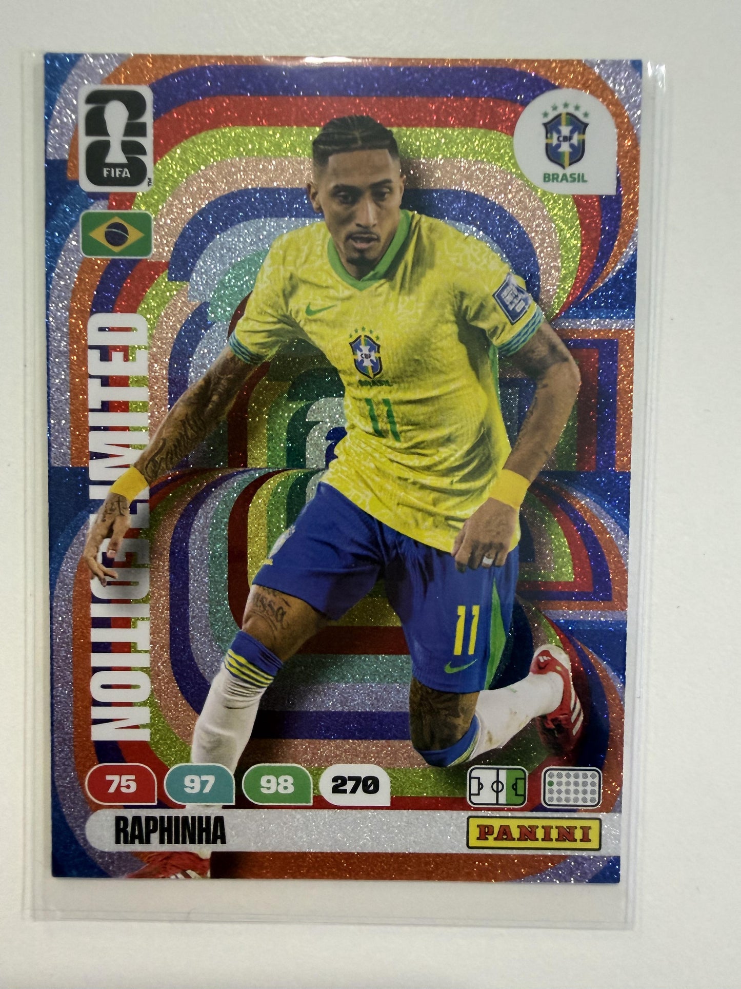 2026 Panini Adrenalyn XL FIFA World Cup #NNO Raphinha Limited Edition