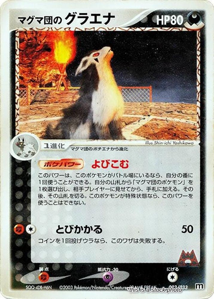 Team Magma's Mightyena - 023/033