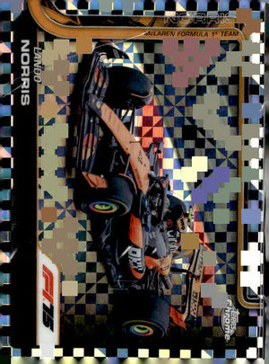 2025 Topps Chrome Formula 1 #77 Lando Norris Checker Flag Refractor