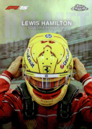 2025 Topps Chrome Formula 1 #HC-2 Lewis Hamilton Helmet Collection