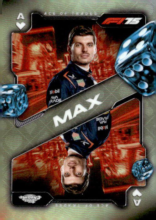 2025 Topps Chrome Formula 1 #SCA-3 Max Verstappen Ace of Trades