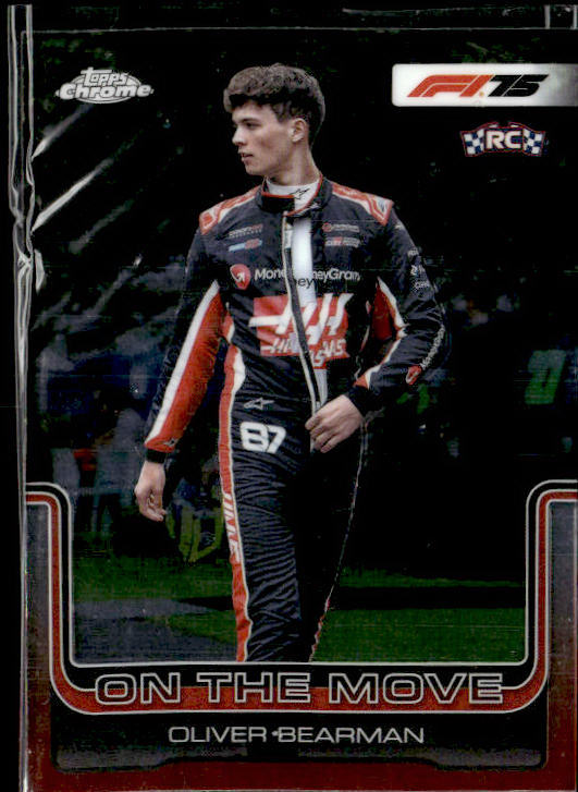 2025 Topps Chrome Formula 1 #186 Oliver Bearman