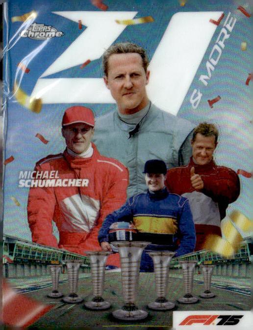 2025 Topps Chrome Formula 1 #4N-4 Michael Schumacher 4 & More
