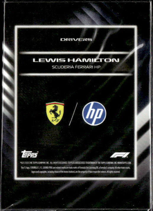 2025 Topps Lights Out #NNO Lewis Hamilton