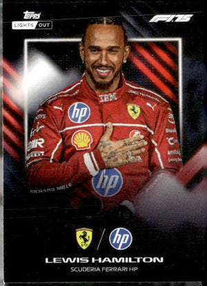2025 Topps Lights Out #NNO Lewis Hamilton