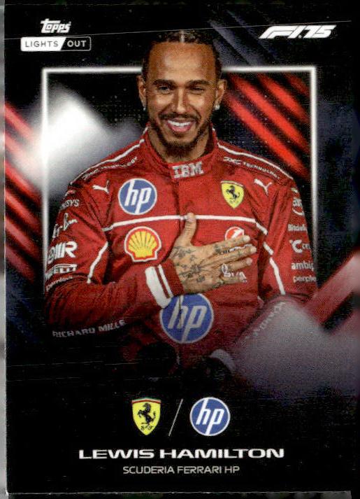 2025 Topps Lights Out #NNO Lewis Hamilton