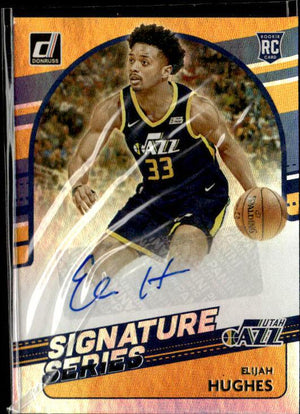 2020-21 Donruss #SG-EHU Elijah Hughes Signature Series