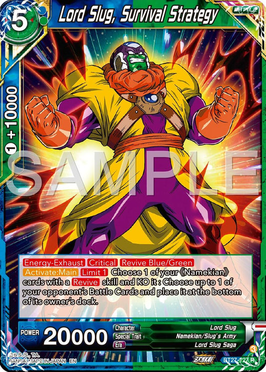 Lord Slug, Survival Strategy