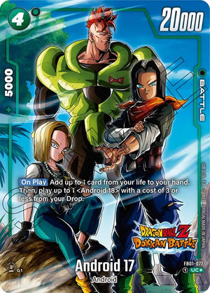 FB01-077 Android 17 - FB01-077 (Dragon Ball Z Dokkan Battle Alternate Art)