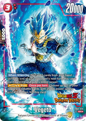 Vegeta - FB03-020 (Dragon Ball Z Dokkan Battle Alternate Art) [FB03-020]