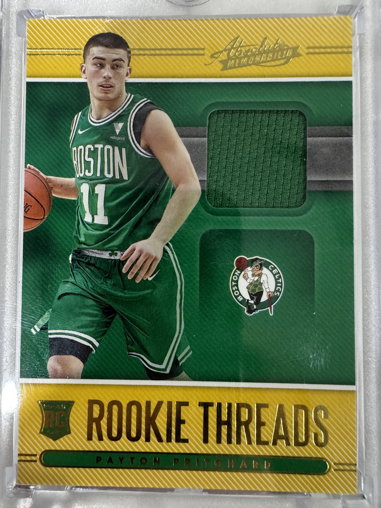2020-21 Panini Absolute Memorabilia #RT-PPR Payton Pritchard Rookie Threads