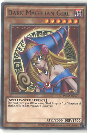 Unlimited Dark Magician Girl (A) [YGLD-ENA04 Lightly Played] Common / Short Print