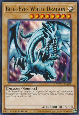 Unlimited Blue-Eyes White Dragon (SDWD-EN001) [SDWD-EN001 Near Mint] Common / Short Print