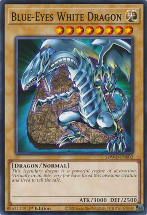 Unlimited Blue-Eyes White Dragon (SDWD-EN002) [SDWD-EN002 Near Mint] Common / Short Print