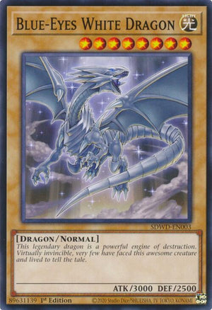 Unlimited Blue-Eyes White Dragon (SDWD-EN003) [SDWD-EN003 Near Mint] Common / Short Print