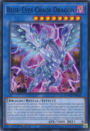 Unlimited Blue-Eyes Chaos Dragon [SDWD-EN010 Near Mint] Common / Short Print