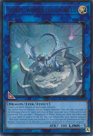 Unlimited Spirit with Eyes of Blue [SDWD-EN033 Near Mint] Ultra Rare