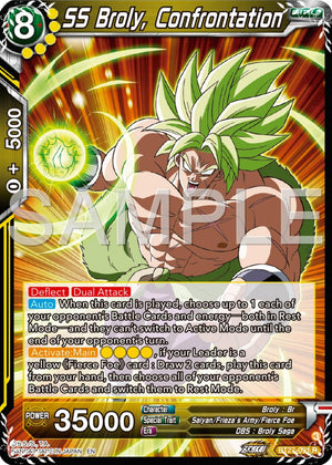 BT27-091 SS Broly, Confrontation