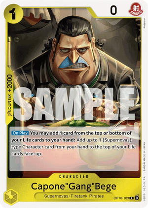 Capone"Gang"Bege [OP10-103] Royal Blood