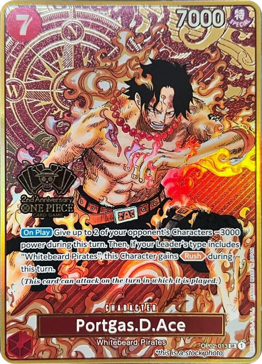 Portgas.D.Ace (One Piece Japanese Version 2nd Anniversary Set)