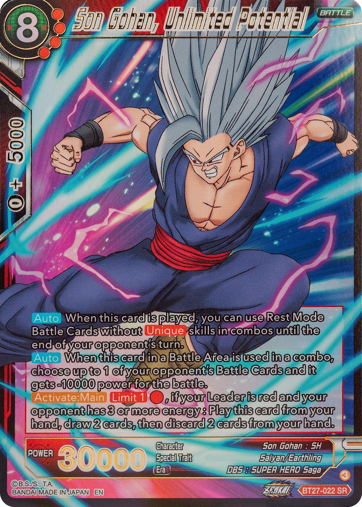 Son Gohan, Unlimited Potential