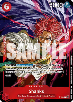 Shanks (Event Pack Vol. 6) [P-083] One Piece Promotion Cards