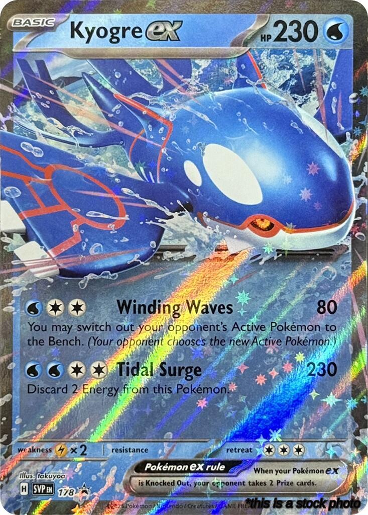 Promo Kyogre ex - 178 [178 Near Mint ]