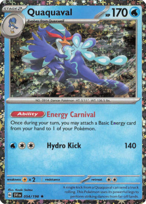 Promo Quaquaval - 054/198 (Sparkle Holo) [054/198 Near Mint ]