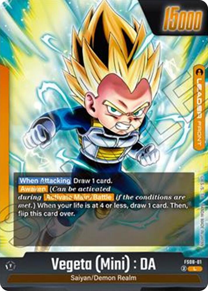 Vegeta (Mini) : DA - FS08-01 (Back)