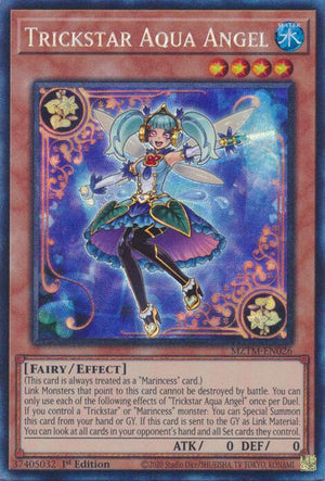 1st Edition Trickstar Aqua Angel (CR) [MZTM-EN026 Near Mint] Collector's Rare