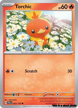 Normal Torchic [022/159 Near Mint ]