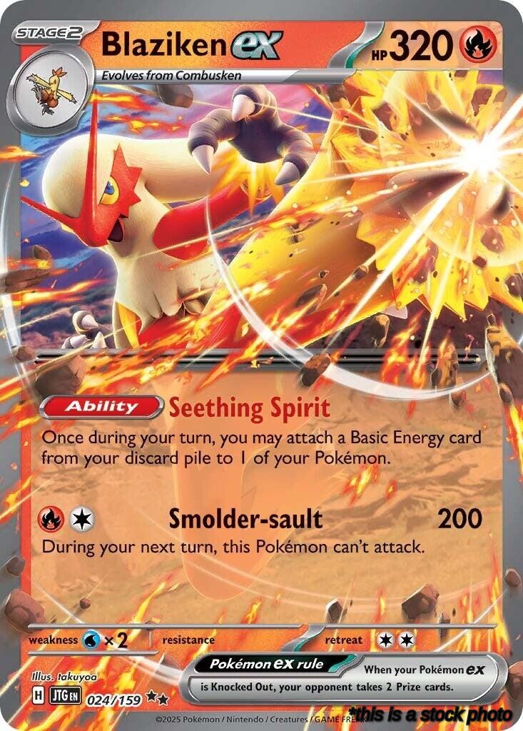 Holofoil Blaziken ex [024/159 Lightly Played ]