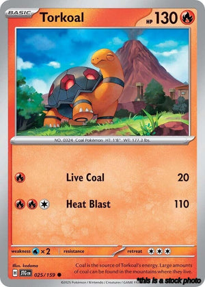 Common Torkoal [025/159 Near Mint ]