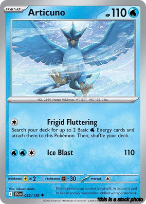 Uncommon Articuno - 032/159 [032/159 Near Mint ]