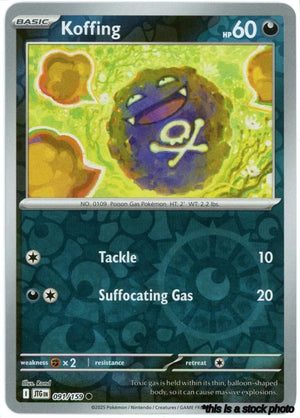 091/159 Koffing Common Reverse Holofoil